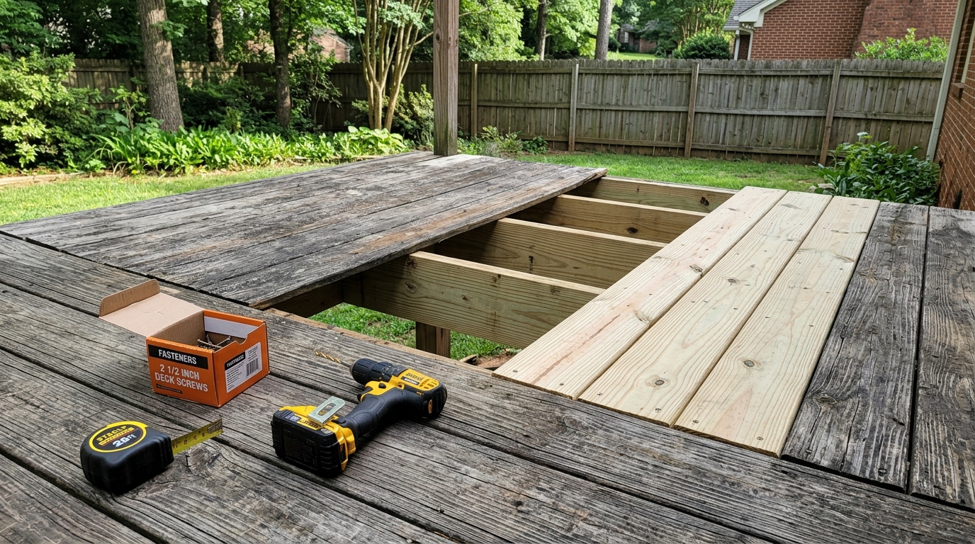 Deck repair and refinishing in Atlanta, GA